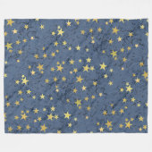 Sterren op verschillende kleuren Fleece Deken (Voorkant (Horizontaal))