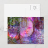 Sterren op water briefkaart (Voorkant / Achterkant)