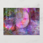 Sterren op water briefkaart (Voorkant)