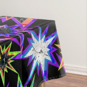 Sterren op zwart. tafelkleed (Voorbeeld)