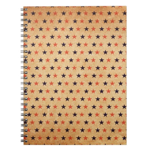 sterren: oude papieren textuur notitieboek (Voorkant)