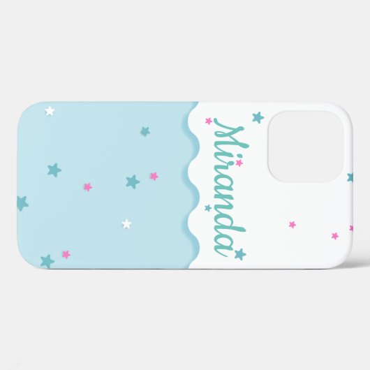 Sterren over het Zee Case-Mate iPhone Case (Achterkant (horizontaal))