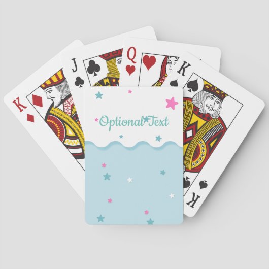 Sterren over het Zee Pokerkaarten (Achterkant)