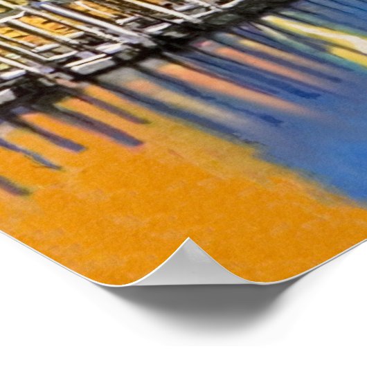 Sterren over Venetië Poster (Hoek)