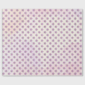 Sterren overal cadeaupapier (Vlak)