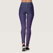 STERREN PAARSE CELESTIAL VLIEGEN HOOG LEGGINGS (Achterkant)