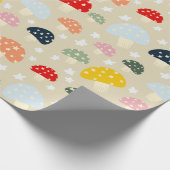 Sterren Paddenstoelen Cadeaupapier (Hoek)
