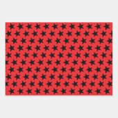 Sterren Patroon 10 Inpakpapier Vel (Voorkant 3)