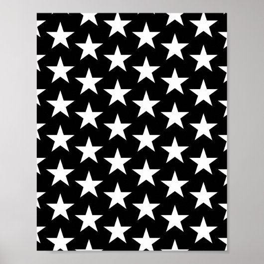 Sterren Patroon 11 Poster (Voorkant)