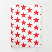 Sterren Patroon 14 Drieluik Wenskaart (Cover)