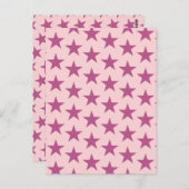 Sterren Patroon 16 Briefkaart (Voorkant / Achterkant)
