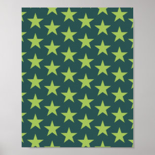 Sterren Patroon 17 Poster