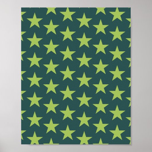 Sterren Patroon 17 Poster (Voorkant)