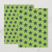 Sterren Patroon 18 Briefkaart (Voorkant / Achterkant)