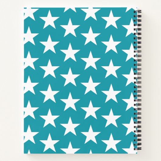 Sterren patroon 19 notitieboek (Achterkant)