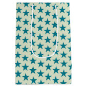 Sterren Patroon 6 Medium Cadeauzakje (Achterkant)