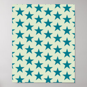 Sterren Patroon 6 Poster