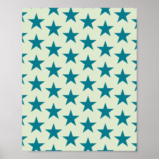 Sterren Patroon 6 Poster (Voorkant)