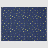 Sterren Patroon Midnight Blue Tissuepapier (Voorkant)