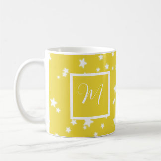 Sterren Patroon Monogram Koffiemok