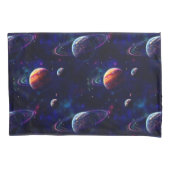 Sterren, Planeten, Galaxy, Buitenste ruimte Thema Kussensloop (Voorkant-Links)