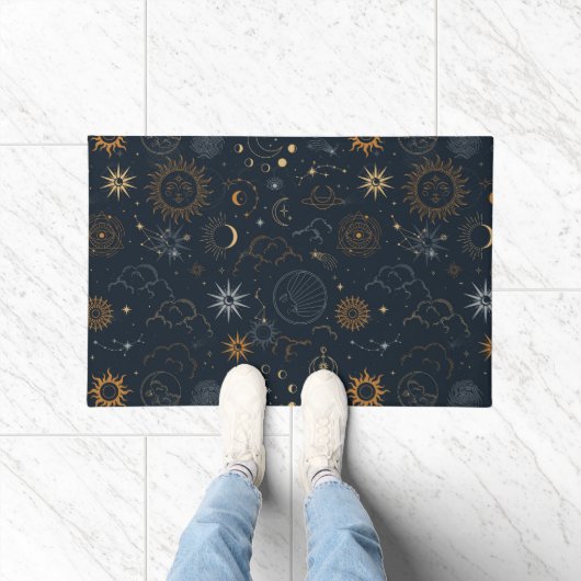 Sterren & Planeten Patroon Deurmat (Binnen)