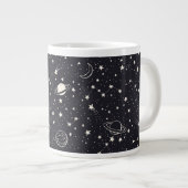 Sterren & Planeten Patroon Grote Koffiekop (Voorkant rechts)