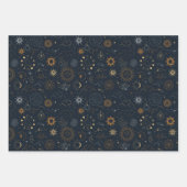 Sterren & Planeten Patroon Inpakpapier Vel (Voorkant)