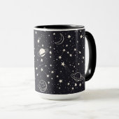 Sterren & Planeten Patroon Mok (Voorkant rechts)