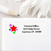 Sterren retourneren adreslabels etiket (Insitu)