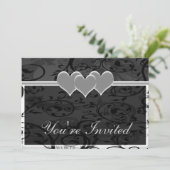 Sterren Romance Witte Set Kaart (Staand voorkant)