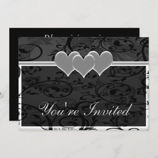 Sterren Romance Witte Set Kaart (Voorkant / Achterkant)