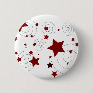 Sterren Ronde Button 5,7 Cm