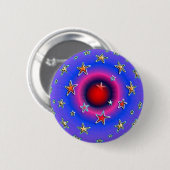 Sterren Ronde Button 5,7 Cm (Voorkant /achterkant)