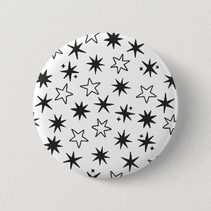 Sterren Ronde Button 5,7 Cm