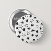 Sterren Ronde Button 5,7 Cm (Voorkant /achterkant)