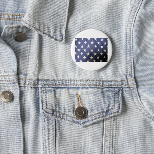 Sterren Ronde Button 5,7 Cm (In situ)