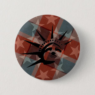 Sterren Ronde Button 5,7 Cm