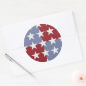 Sterren Ronde Sticker (Envelop)