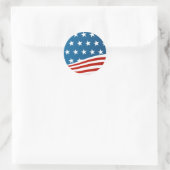 Sterren Ronde Sticker (Tas)