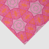  sterren Rosy Roze en Oranje Tissuepapier (Detail)