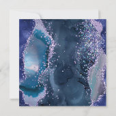 *~* Sterren RSVP Website AGATE AR13 Lavendel Huwel Kaart (Achterkant)