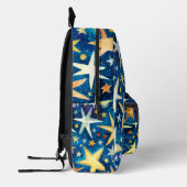 Sterren schitteren de hele nacht #1005 bedrukte rugzak (Links)