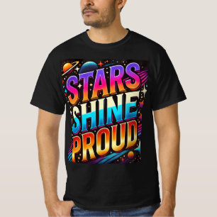 Sterren schitteren trots t-shirt