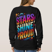 Sterren schitteren trots trui (Achterkant)