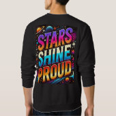 Sterren schitteren trots trui (Achterkant)