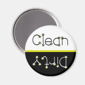 Sterren Schoon Vuil Vaatwasser Magneet (Voorkant / Achterkant)