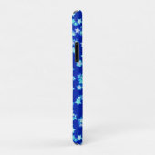 sterren, schoppen van bleek blauw tegen donkerblau Case-Mate iPhone case (Achterkant/rechts)