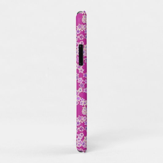 Sterren, schoppen van lila tegen magenta Case-Mate iPhone case (Achterkant/rechts)