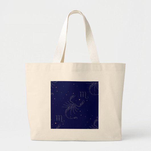sterren schorpioen grote tote bag (Voorkant)
